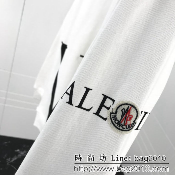 VLTN X Moncler聯名款 18fw秋冬新款vltn字母印花衛衣 男女同款 ydi1148